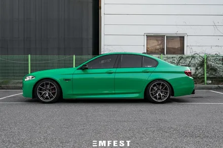 인천랩핑 BMW F10 530D 3M1080 켈리그린 전체랩핑 / 용인시 처인구 포곡읍