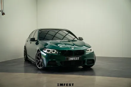 BMW F10 530d전체랩핑 엠페스트디자인 아일오브맨그린 / 용인시 처인구 포곡읍