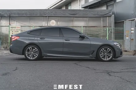[엠페스트] 인천랩핑,청라랩핑 엠페스트! BMW 6GT전체랩핑 에이버리 유광다크그레이 시멘트랩핑 / 용인시 처인구 포곡읍
