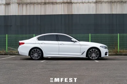 [엠페스트] 인천랩핑,청라랩핑 엠페스트스튜디오! BMW 520D(G30)전체랩핑 3M2080 유광 골드스파클링화이트 추천 / 용인시 처인구 포곡읍