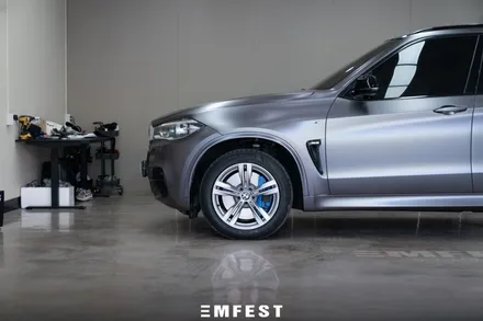 인천랩핑 BMW F15 X5 M50D 3M2080 사틴다크그레이 전체랩핑 / 용인시 처인구 포곡읍