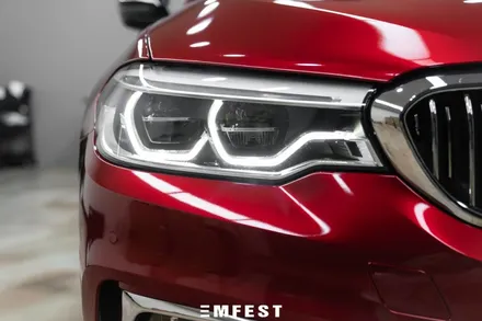 용인랩핑 BMW G30 530i전체랩핑 이노즈텍 뱀파이어레드 / 용인시 처인구 포곡읍