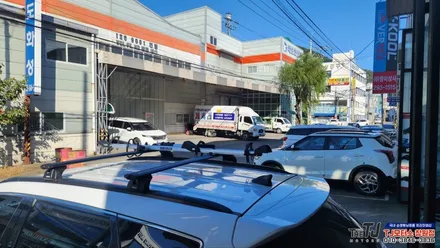 진주 창원 DM싼타페 유일가로바 설치 / 유일 자전거캐리어 장착 / 창원시 마산회원구 봉암동