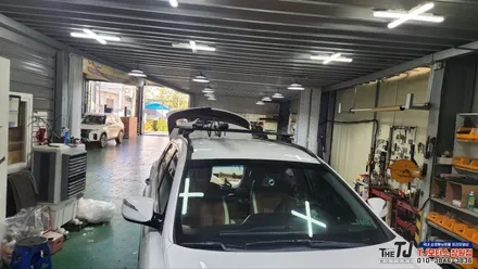 진주 창원 DM싼타페 유일가로바 설치 / 유일 자전거캐리어 장착 / 창원시 마산회원구 봉암동
