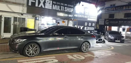 g80 고스트크롬 휠복원 휠도색(휠수리) / 제네시스 / G80 / 대구,구미