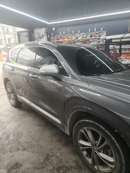 싼타페 스팀세차 실내 실외 손세차 ,휠세척 성수세차 / 서울 성동구