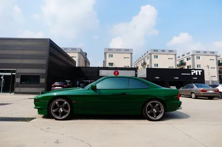 bmw 850i 전체 랩핑 올드카 리스토어. / 경기 고양 일산동구