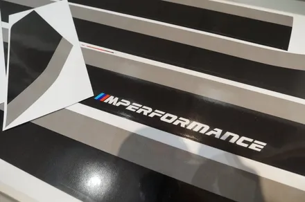 데칼 전문점 ykbro.  bmw 6gt 사이드 데칼 m퍼포먼스. / 경기 고양 일산동구