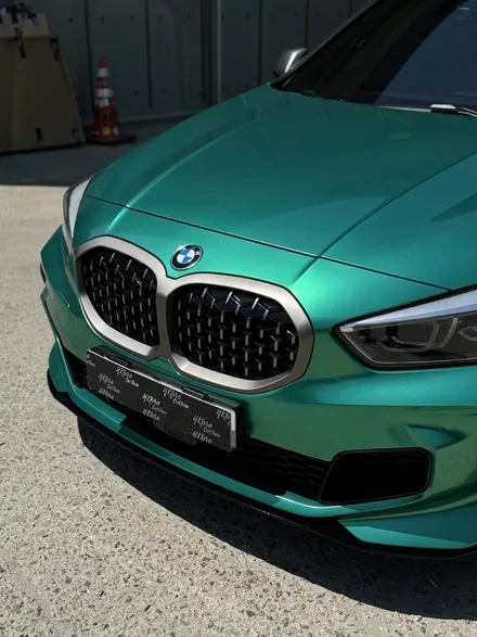 스틱스 아일 오브 맨 그린 메탈릭 ,BMW 135I 전체 랩핑 / 경기 고양 일산동구