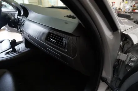 일산,김포,파주 bmw e90 실내 우드 트림  카본 랩핑. / 경기 고양 일산동구