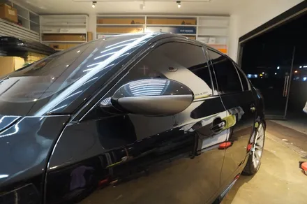 bmw e60 m5 타이어 레터링,사이드미러 랩핑. / 경기 고양 일산동구