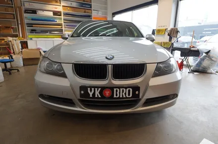 일산,김포,파주 bmw e90 실내 우드 트림  카본 랩핑. / 경기 고양 일산동구