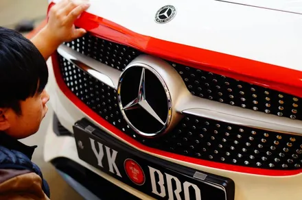 벤츠 AMG A45 부분 포인트 랩핑. / 경기 고양 일산동구