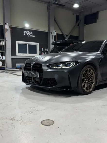 BMW M4 앞범퍼 보험처리 도색 및 랩핑에 렌터카까지 가능. / 경기 고양 일산동구