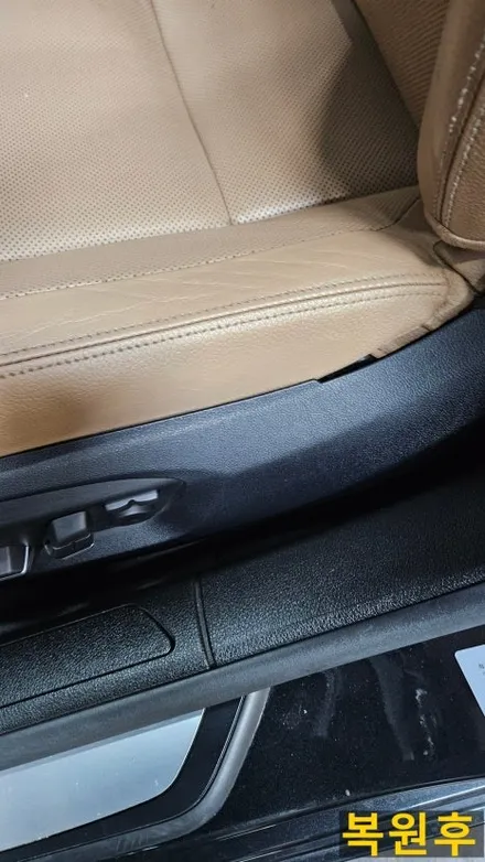 BMW 7 시리즈 시트 크랙 - 조기 복원이 중요 한 이유 / 경기 화성