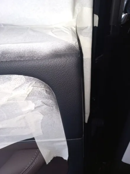 벤츠 gle 가죽시트 작업중 까진 자국 내부 복원 / 경기 화성