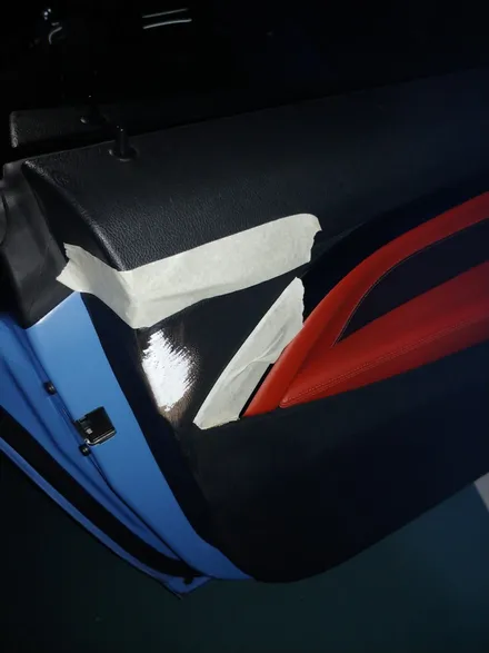 bmw m4 도어트림 이빨자국 복원 / 경기 화성