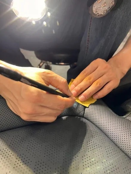 자동차시트 ISOFIX카시트 핀에 찢기면 교체 말고 자동차실내 복원 / 경기 화성