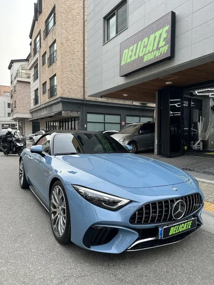 수원.광교.용인.화성 [ 랩핑&PPF 전문 델러컷] 벤츠 SL 63 AMG 신차출고 전체 PPF/전체 크롬죽이기 시공 / 수원, 광교, 영통, 기흥, 수지, 동탄