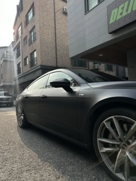수원•광교•용인 [ 랩핑•PPF 전문 델러컷] 아우디 A7 전체 사틴블랙 랩핑 시공 완료! / 수원, 광교, 영통, 기흥, 수지, 동탄