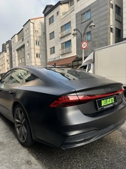 수원•광교•용인 [ 랩핑•PPF 전문 델러컷] 아우디 A7 전체 사틴블랙 랩핑 시공 완료! / 수원, 광교, 영통, 기흥, 수지, 동탄