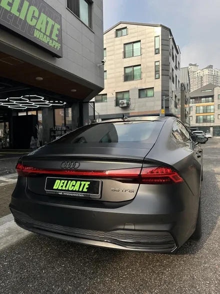 수원•광교•용인 [ 랩핑•PPF 전문 델러컷] 아우디 A7 전체 사틴블랙 랩핑 시공 완료! / 수원, 광교, 영통, 기흥, 수지, 동탄
