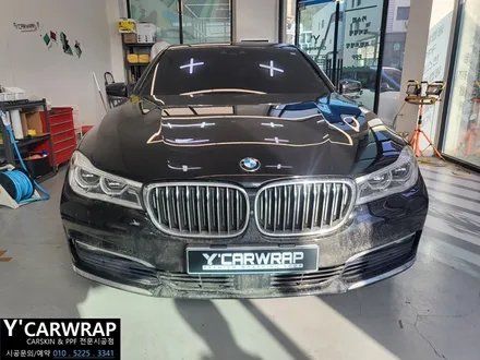 자동차 튜닝 끝판왕! :) BMW 7시리즈 사틴 다크 그레이 전체 랩핑 / 화성 동탄치동천로