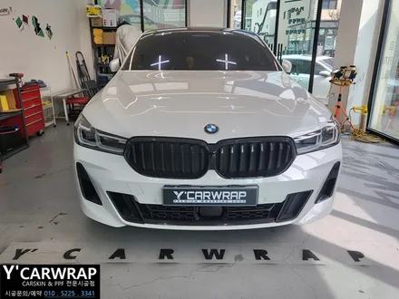BMW 6GT 자동차 랩핑 :) 크롬 딜리트 + 카본 포인트 + 블랙 PPF 시공 / 화성 동탄치동천로
