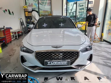 사틴블랙 감성을 입히다! :) 제네시스 G70 랩핑 튜닝 끝판 / 화성 동탄치동천로