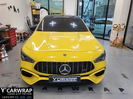 벤츠 CLA 45S AMG 자동차 PPF필름 시공 가격은?? :)  시공 받는 이유는 분명 하네요. / 화성 동탄치동천로