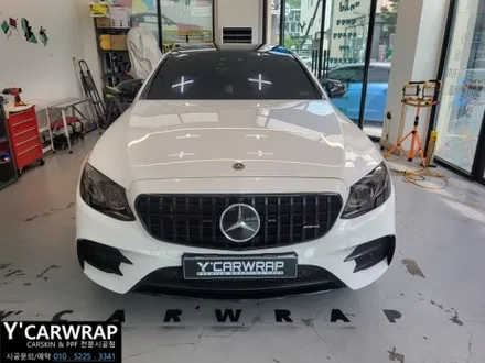 벤츠 E클래스 AMG 자동차 랩핑 비용은? :) 비닐프로그 미드나잇 퍼플 / 화성 동탄치동천로