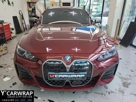 BMW I4 사파이어 블루 고광택 전체랩핑 :) 순정인줄 알았죠? / 화성 동탄치동천로
