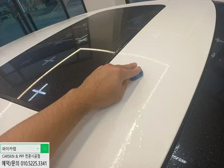 아반떼AD 3M2080 유광블랙 루프스킨 포인트랩핑 동탄랩핑 오산랩핑 수원랩핑 병점랩핑 랩핑시공 PPF시공 카스킨전문점 랩핑문의 랩핑맛집 와이카랩 / 화성 동탄치동천로