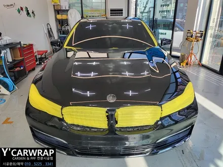 자동차 튜닝 끝판왕! :) BMW 7시리즈 사틴 다크 그레이 전체 랩핑 / 화성 동탄치동천로