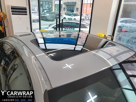 자동차 루프스킨 시공은 블랙 PPF 필름 시공이 답이죠? :) BMW I4 / 화성 동탄치동천로