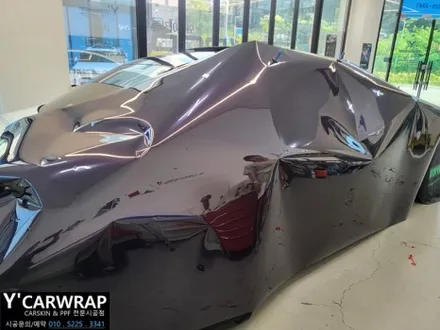 벤츠 E클래스 AMG 자동차 랩핑 비용은? :) 비닐프로그 미드나잇 퍼플 / 화성 동탄치동천로