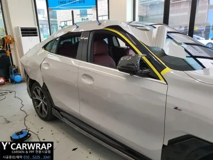 자동차 멋짐 폭발 :) BMW X6 유광 그레이 크레용 전체랩핑 / 화성 동탄치동천로