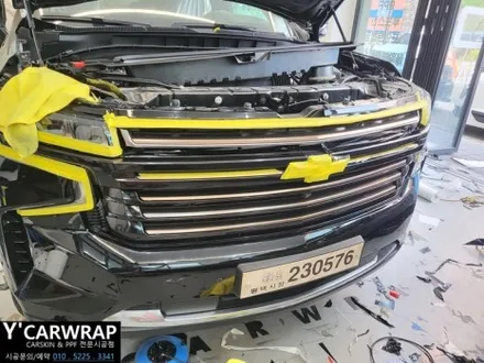 대형 SUV 의 블랙 에디션 멋! :) 쉐보레 타호 크롬 죽이기 랩핑 / 화성 동탄치동천로
