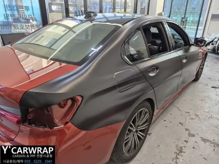 동탄 BMW 3시리즈 전체랩핑 재시공 :) 물피도주 보험처리 받는 방법은? / 화성 동탄치동천로