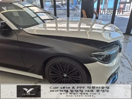 BMW 5시리즈 화이트에서 무광블랙으로 완벽 변신 :)  동탄 BMW 전체랩핑 시공 후기 / 화성 동탄치동천로