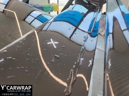 자동차 카본 스포일러 상판 PPF :) 아반떼 N / 화성 동탄치동천로