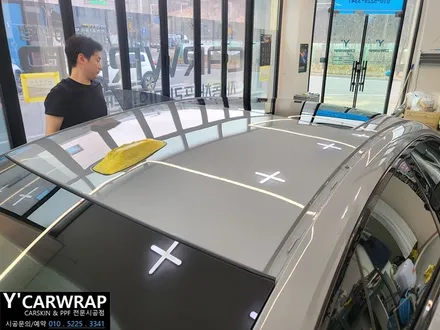 자동차 루프스킨 시공은 블랙 PPF 필름 시공이 답이죠? :) BMW I4 / 화성 동탄치동천로