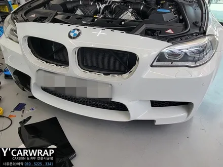 자동차 BMW M5 카스킨 튜닝 어떤가요?:) M범퍼 포인트 랩핑 / 화성 동탄치동천로