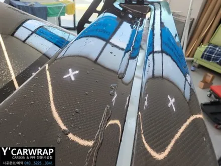 자동차 카본 스포일러 상판 PPF :) 아반떼 N / 화성 동탄치동천로