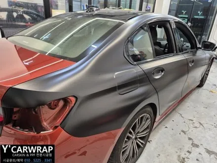 동탄 BMW 3시리즈 전체랩핑 재시공 :) 물피도주 보험처리 받는 방법은? / 화성 동탄치동천로