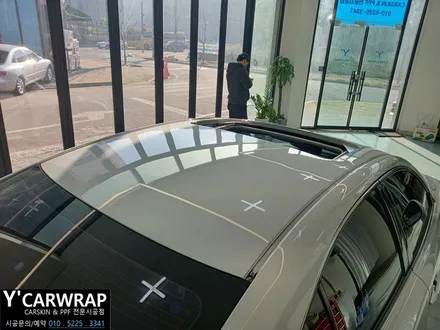 [동탄랩핑] 루프스킨 시공 전문점☆ 렉서스 IS250 3M2080 유광블랙 루프스킨 포인트랩핑 시공!! / 화성 동탄치동천로