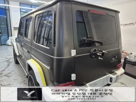 동탄 벤츠 G63 AMG 지바겐 전체랩핑 :) 사틴 다크 바솔트 / 화성 동탄치동천로