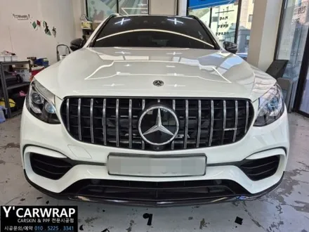 벤츠 GLC 63S 그릴 포인트 랩핑 + 라이트 스모그 PPF 시공 / 화성 동탄치동천로
