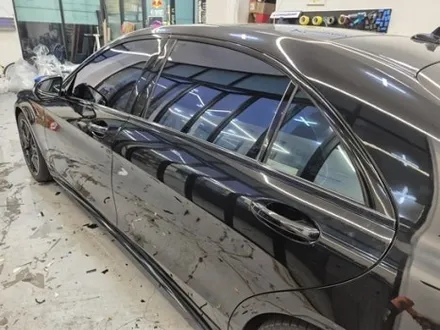 벤츠 S63 AMG 크롬 죽이기 랩핑 :) 라이트 톤 다운 PPF 시공 / 화성 동탄치동천로