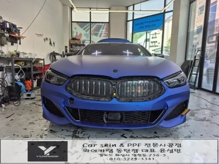 BMW 8시리즈 쿠페 무광 블루 컬러 PPF 시공 :) 보호와 드레스업을 동시에 완성 하다 / 화성 동탄치동천로